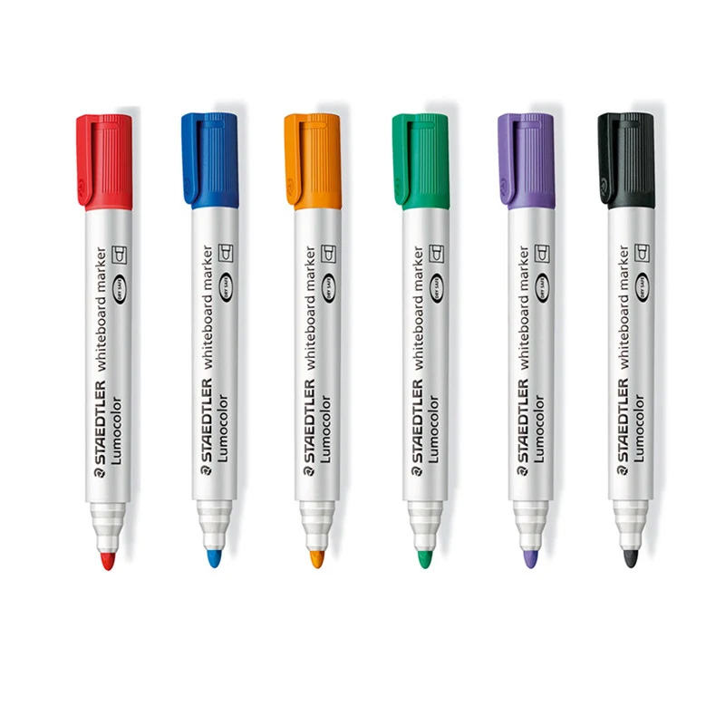 Whiteboard Markers, 6 Colours